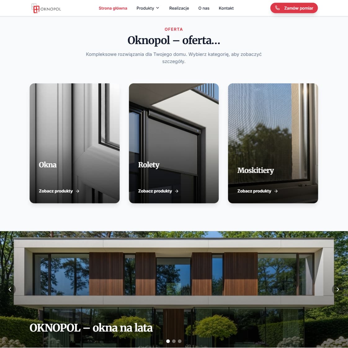 OKNOPOL Rzeszów – strona i oferta