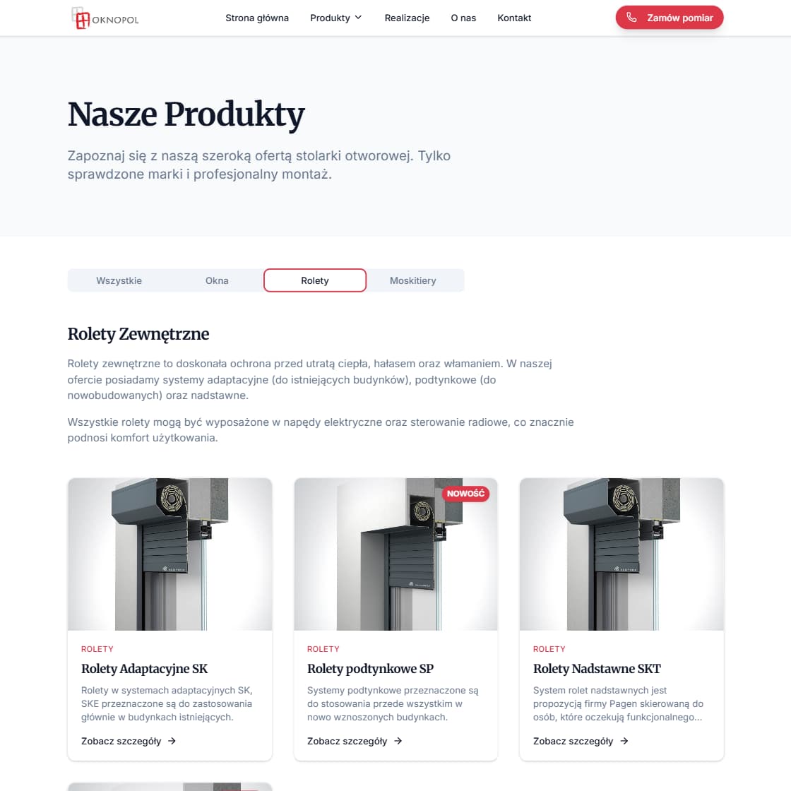 OKNOPOL Rzeszów – realizacje